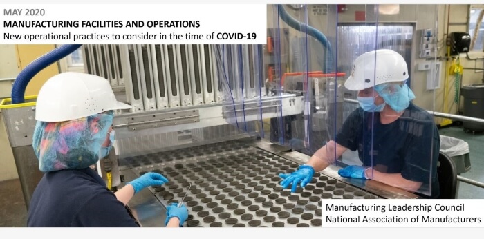 Figure 1. An example of new work practices after a coronavirus restart in an automotive manufacturing plant, as referenced by the New York Times.