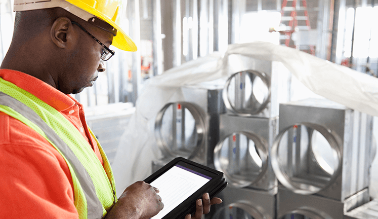 Predictive maintenance connected maintenance worker