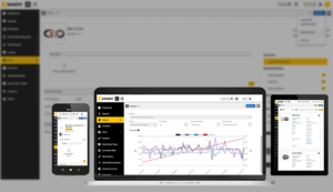 CMMS screens on different devices